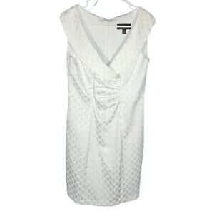 Sleeveless Sheath Dress Sz. 6 White